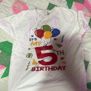 5th Birthday Shirt